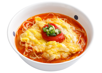 Chengdu Tomato Noodle Soup With Fried Egg