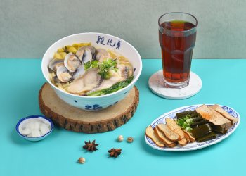 ＼NEW／酸菜蛤蠣魚麵_經典套餐