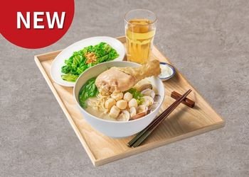 ＼新品上市／海陸三拼經典餐(干貝/蛤蠣/燉雞)